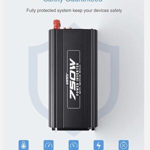 Invertertek Power Inverter 750W Input: 12V Output: 1200V